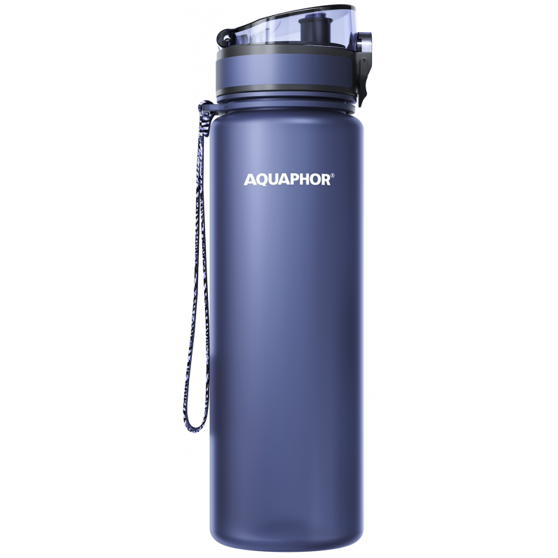 Butelis su City filtru 800 ml - Tamsiai mėlyna Butelis su City filtru 800 ml - Tamsiai mėlyna
